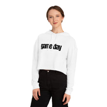 Game Day Cropped Hooded Sweatshirt